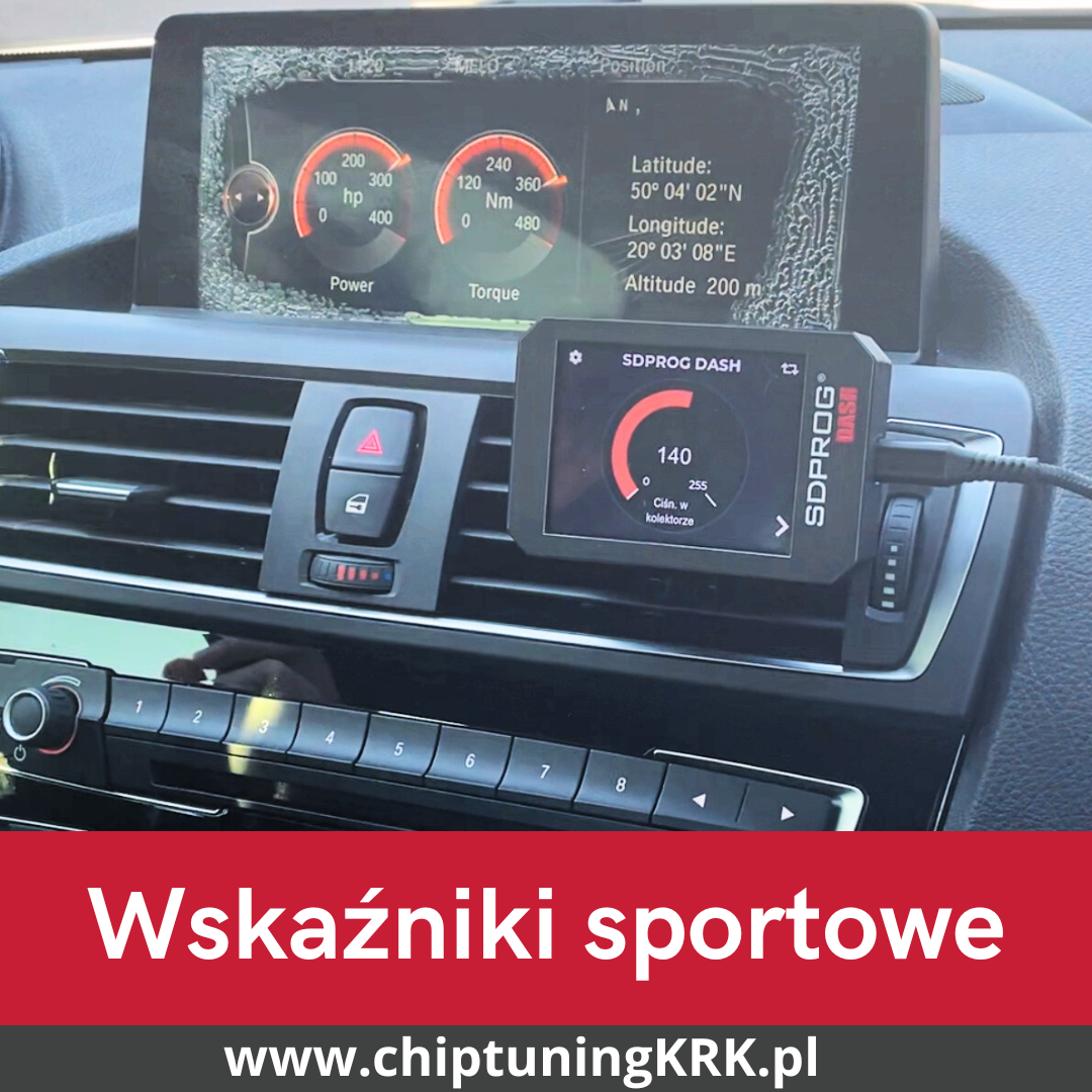 Monitor silnika SDPROG DASH + interfejs SDPROG OBD - WSKAŹNIKI DPF