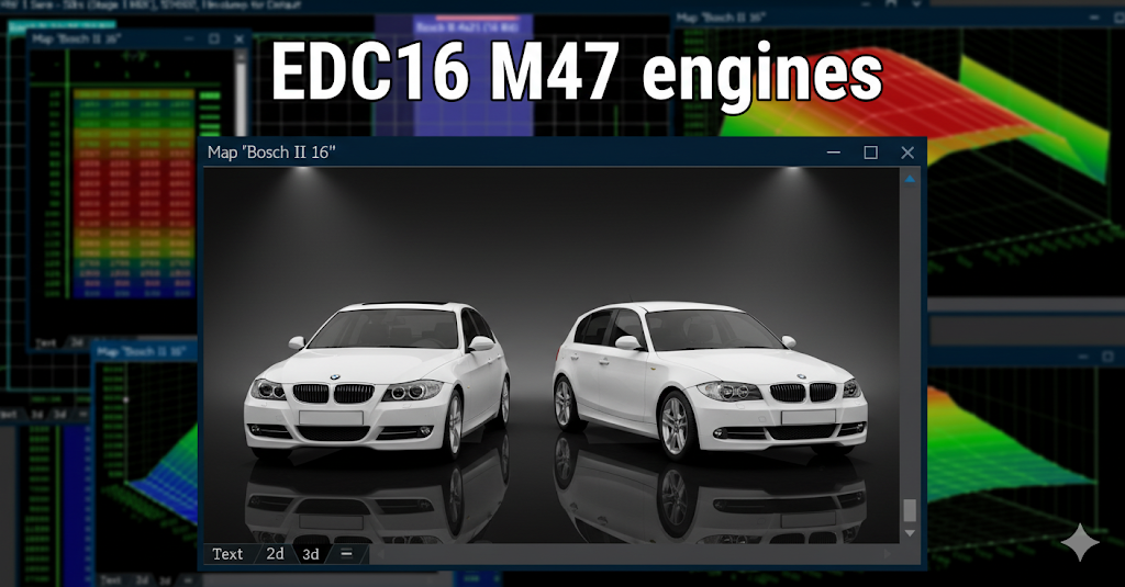 Pliki tuningowe EDC16C31 / EDC16C35 / EDC16CP35 M47 BMW