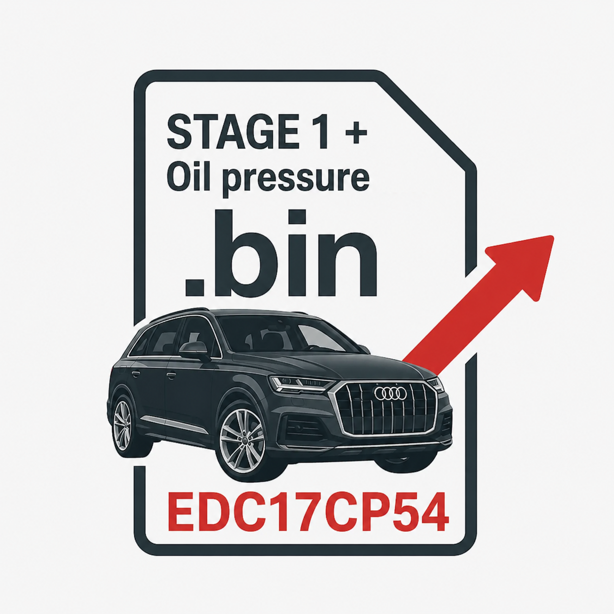 Tuning File Stage 1 + Oil Pressure for 3.0 TDI EDC17CP54