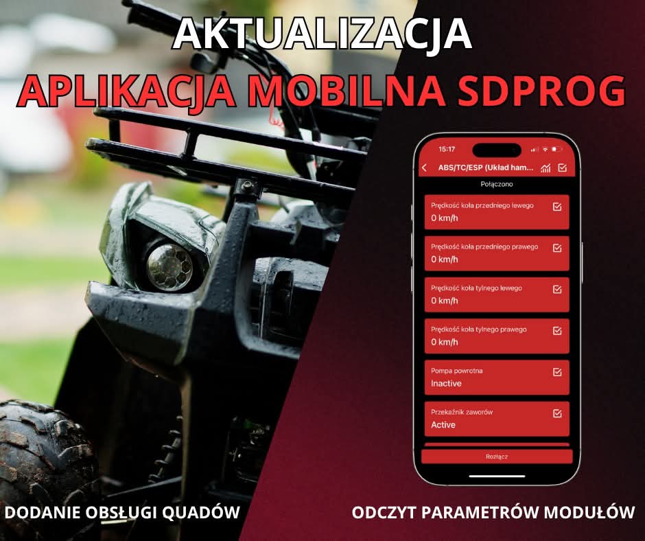 Interfejs diagnostyczny SDPROG OBD + program do diagnostyki samochodów i motocykli + Quad