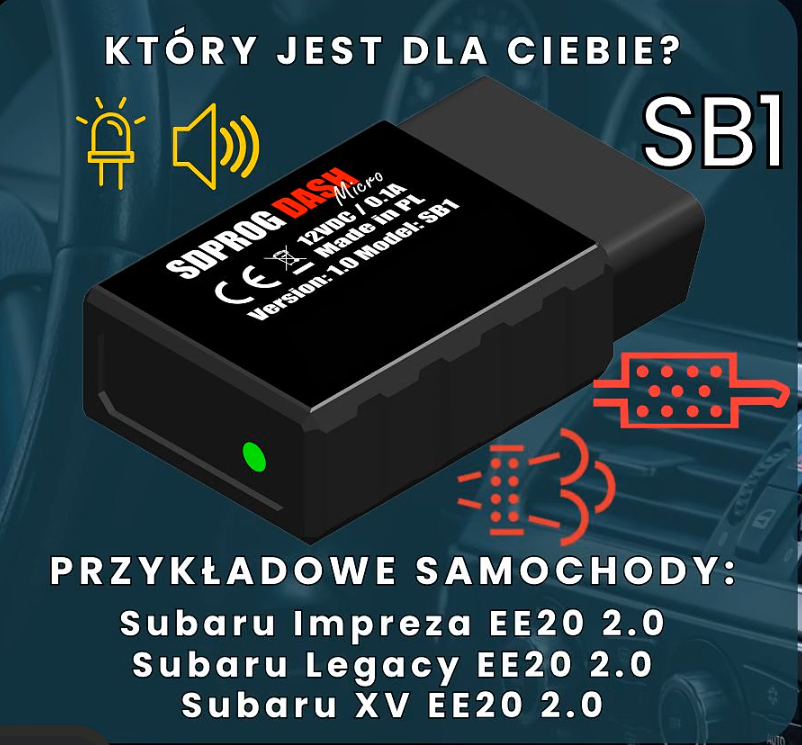 SDPROG DASH MICRO – monitor filtrów DPF / FAP / GPF