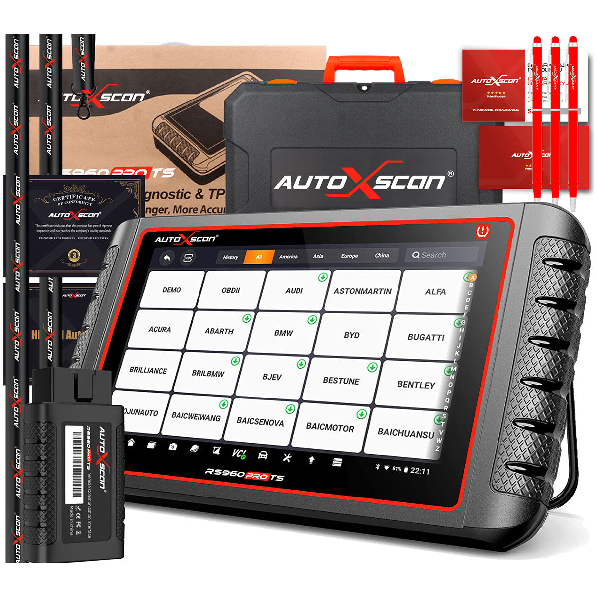 AutoXscan RS 960 PRO - Tester Diagnostyczny