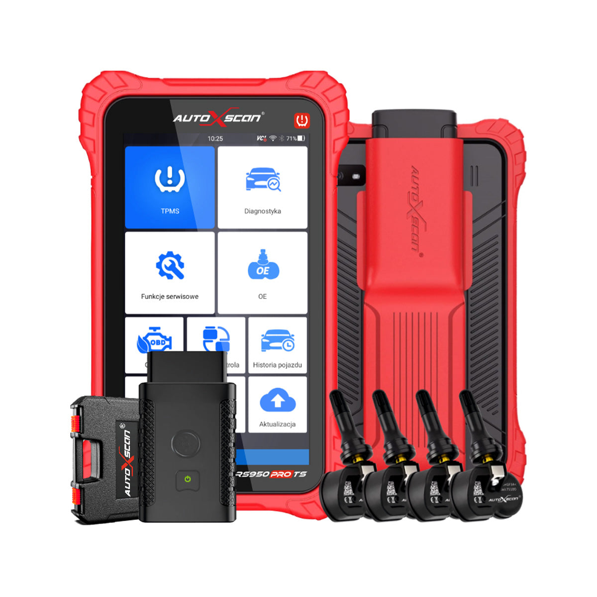 AutoXscan RS950 PRO TS - tester diagnostyczny+programator TPMS