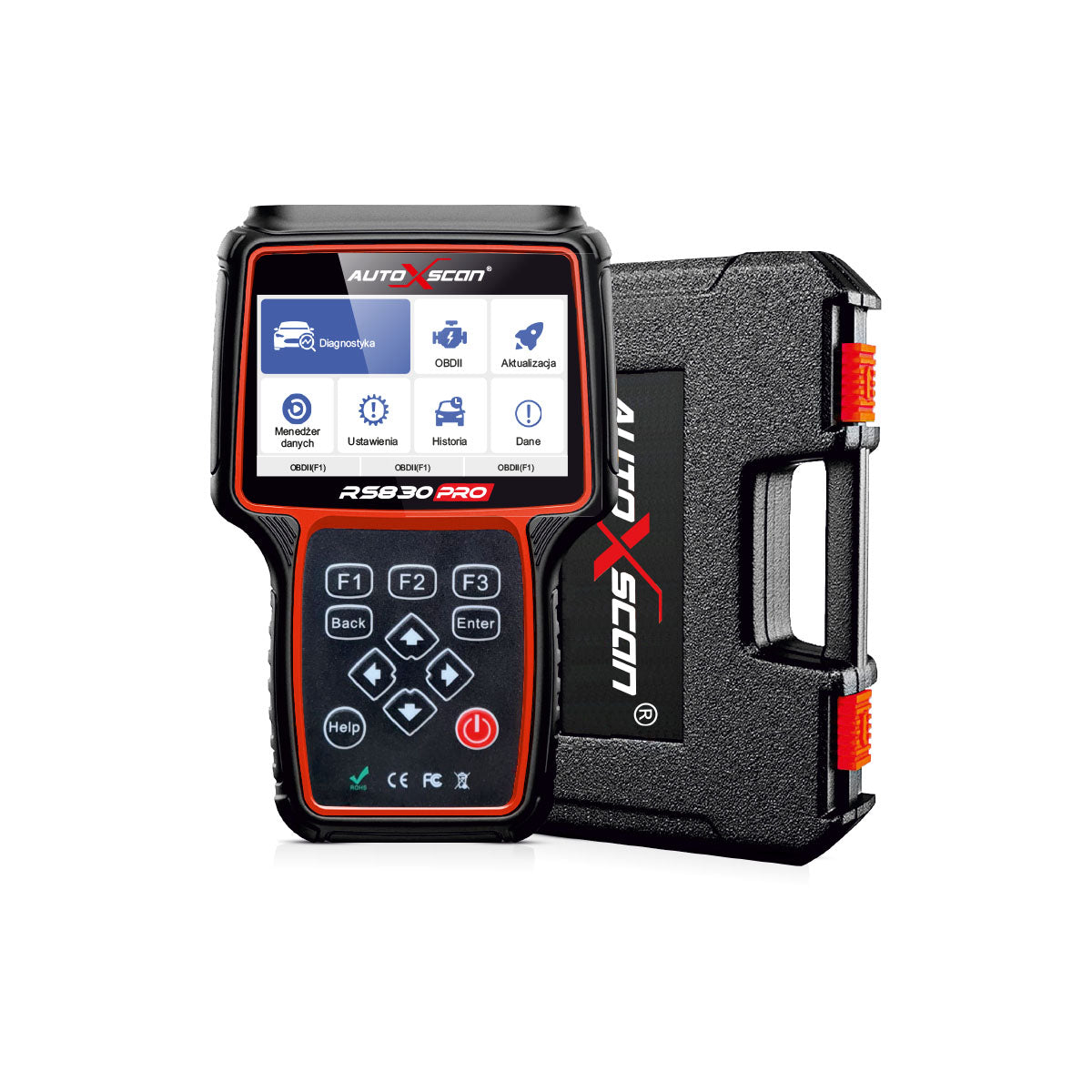 AutoXscan RS 830 - Full / wszystkie marki - tester diagnostyczny