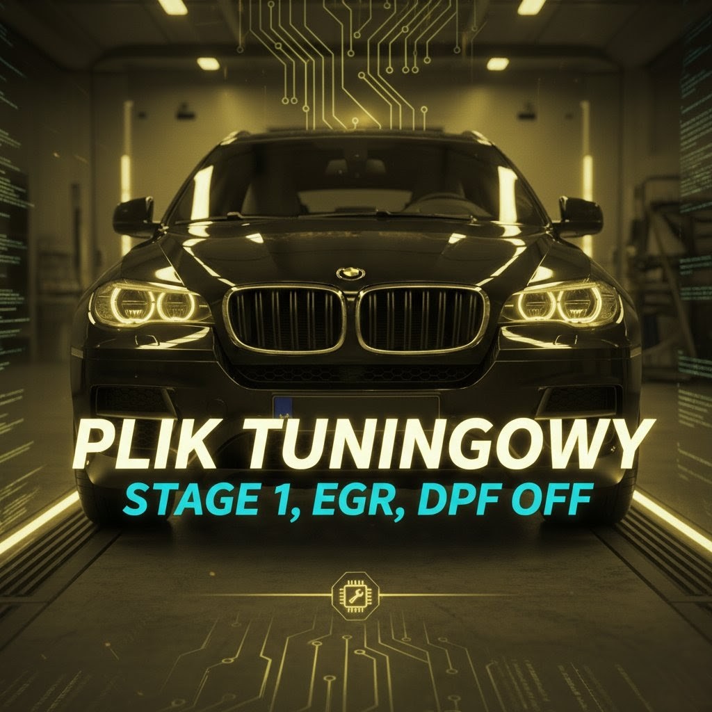 Plik tuningowy Stage 1, EGR, DPF-BMW E71 35d M57N2 286km