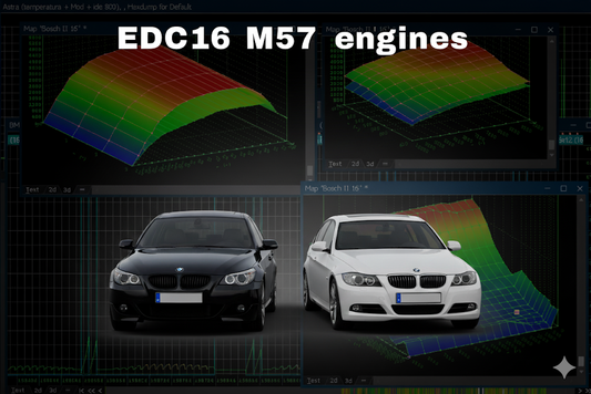 Pliki tuningowe EDC16C31 / EDC16C35 / EDC16CP35 M57 BMW