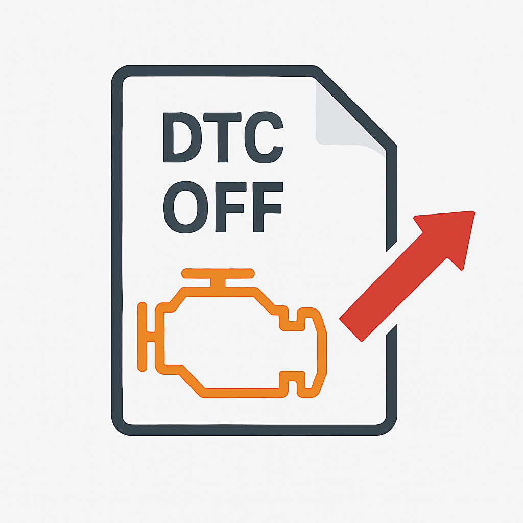 Modyfikacja pliku DTC OFF
