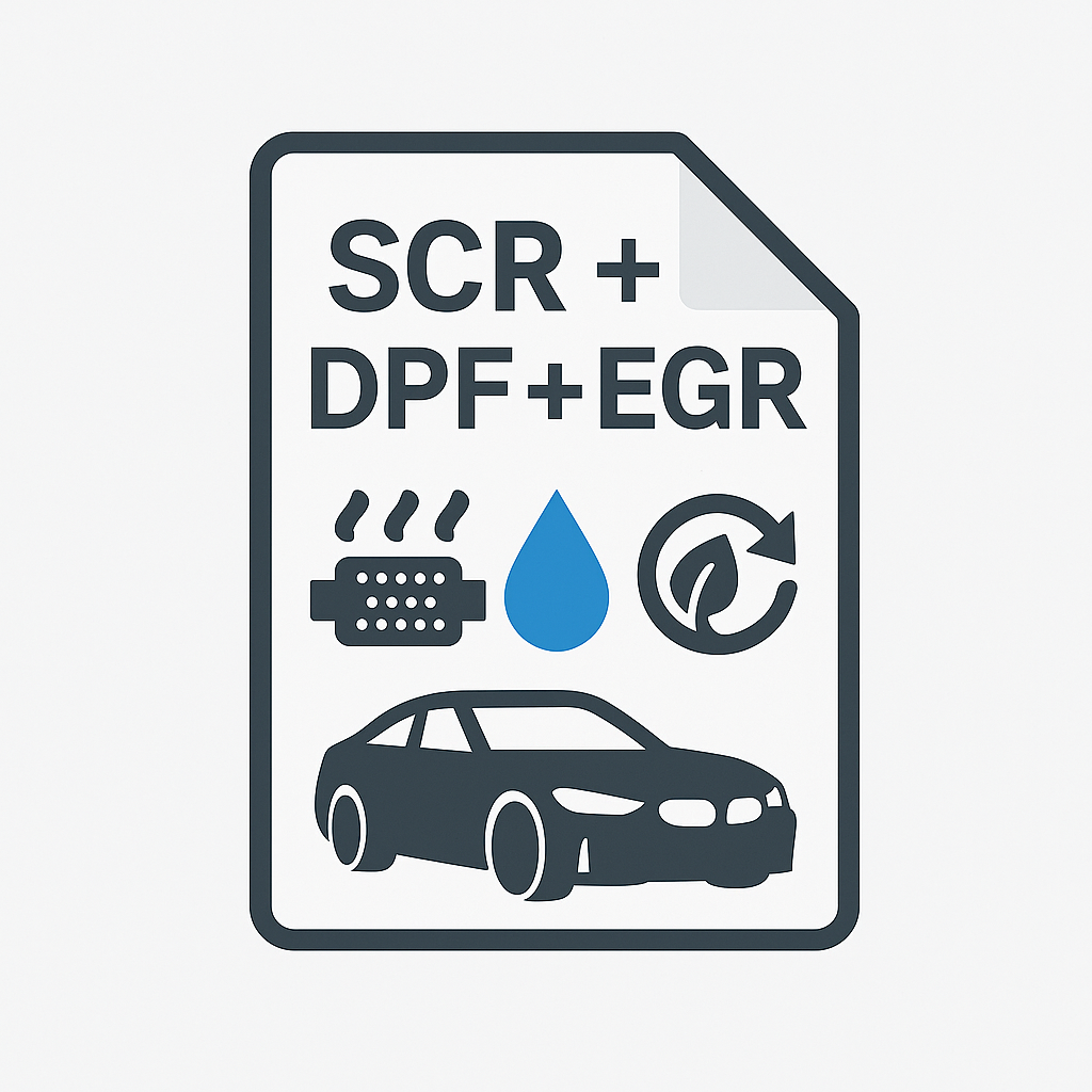 Adblue + DPF + EGR off file – Chiptuning Garage - Fileservice / Hamownia