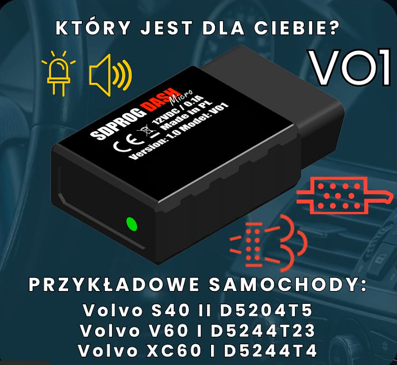 SDPROG DASH MICRO – monitor filtrów DPF / FAP / GPF