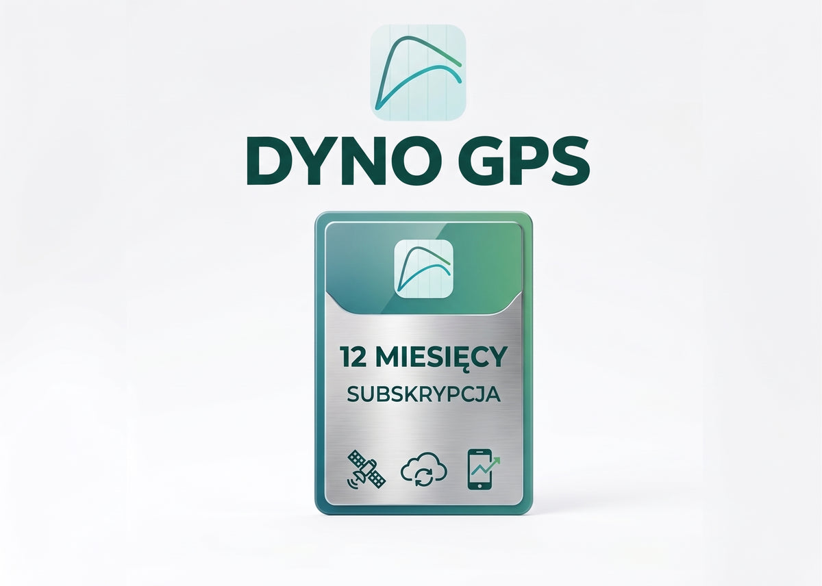 Subskrybcja 12 miesięcy na użytkowanie hamowni DynoGPS