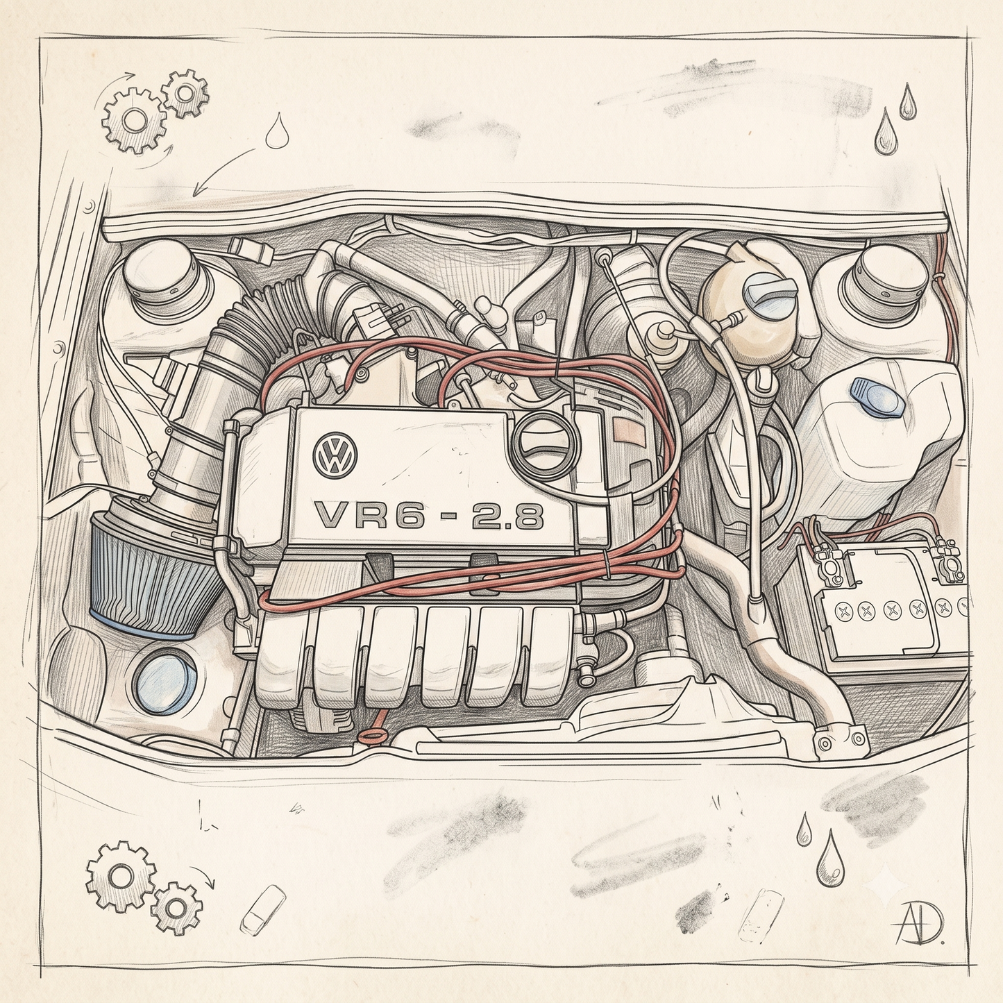 Modyfikacja pliku ECU – VW Golf VR6 2.8 ME7.1 | 022906032J | SW 354024