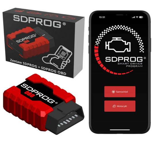 Interfejs diagnostyczny SDPROG OBD + program do diagnostyki samochodów i motocykli