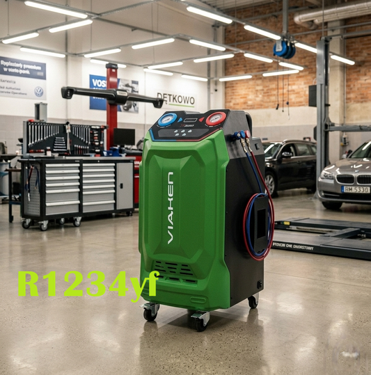Półautomatyczna Stacja Klimatyzacji Viaken X520 v2 – Nowy Czynnik R1234yf
