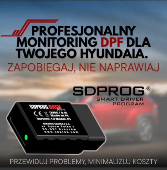 SDPROG DASH MICRO – monitor filtrów DPF / FAP / GPF