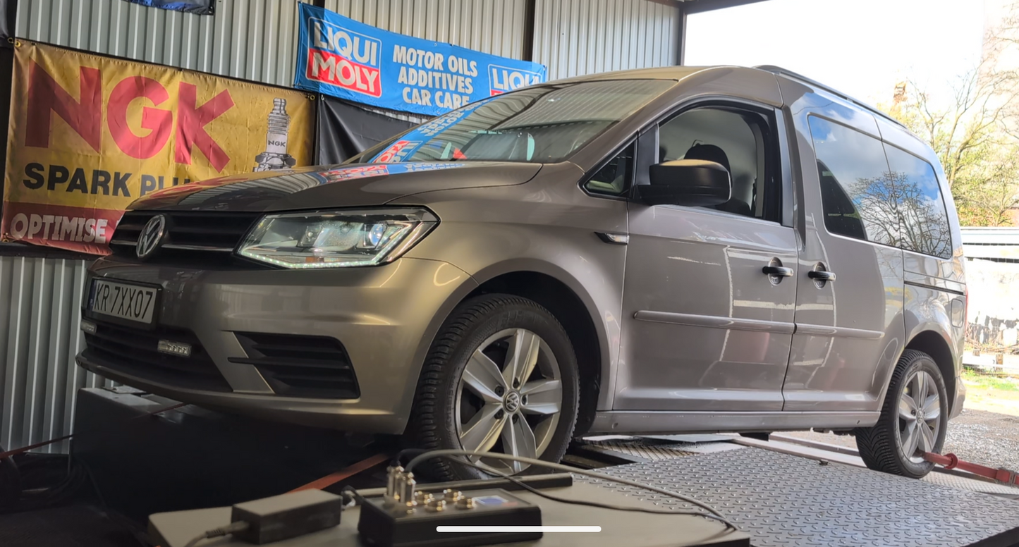 VW Caddy 2.0 TDI strojenie Stage 1