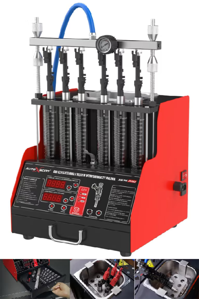 Tester do Czyszczenia Wtryskiwaczy GDI - X636 PRO